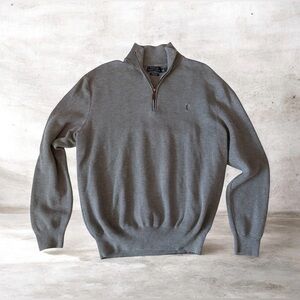 Polo Ralph Lauren 🐴 Pima Cotton 1/4 Zip Pullover Sweater – Men’s XL